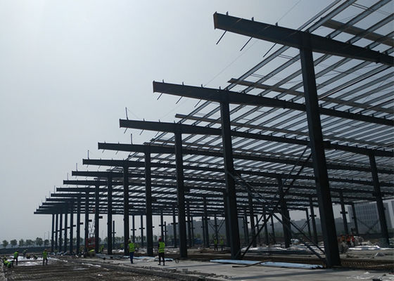 Entrepôt portail de cadre de structure métallique de bâtiment de lumière de construction industrielle de cadre en acier