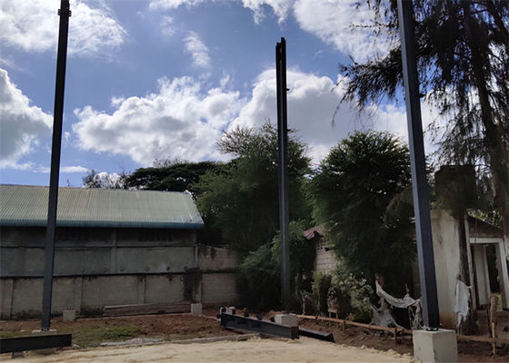 Concevez et fabriquez l'entrepôt préfabriqué de structure métallique d'utilisation de longue durée en Tanzanie