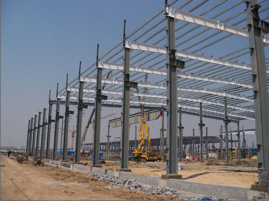 Double cadre en métal d'entrepôt de structure métallique de la feuille 3.2m d'ENV 50MM