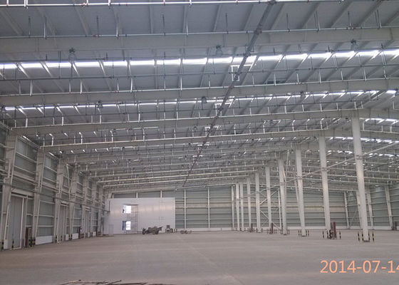 La structure métallique galvanisée a préfabriqué l'entrepôt avec la vie d'utilisation de cadre en acier 50 ans