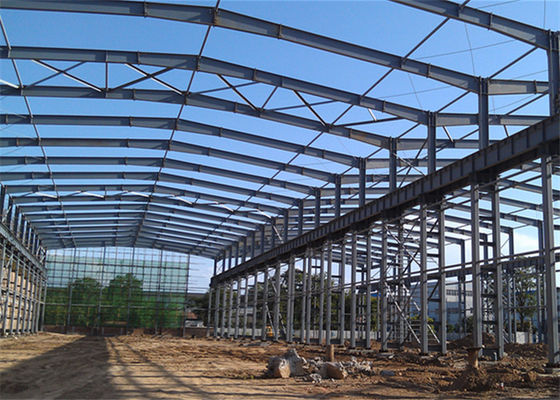Construction de base d'entrepôt de bâtiment d'atelier de structure métallique de grande envergure