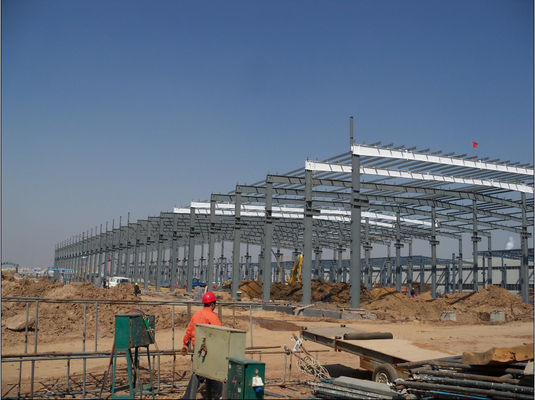 Entrepôt de stockage préfabriqué des produits de construction de structure de cadre en acier