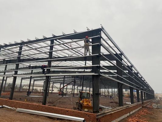 Bâtiment structurel en acier d'atelier de cadre rigide préfabriqué