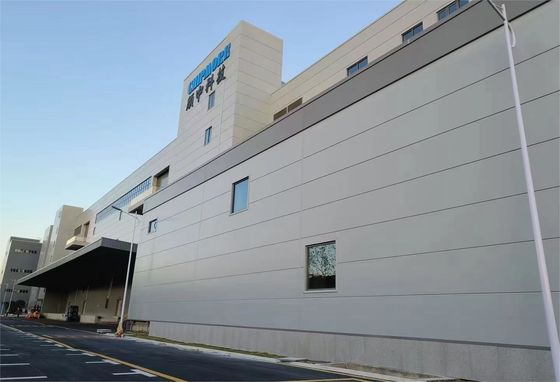 Portail peint cadre rigide structure en acier préfabriqué entrepôt pour l'efficacité et la stabilité