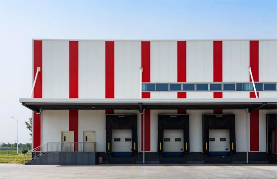 Cadre de portail rigide Structure en acier préfabriquée Solution de construction d'entrepôt