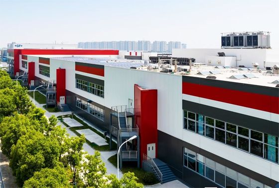 Cadre de portail rigide Structure en acier préfabriquée Solution de construction d'entrepôt