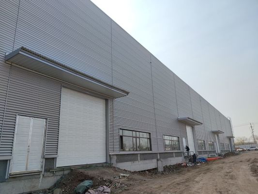 Taille personnalisée Construction en acier préfabriqué Conception haute résistance au vent