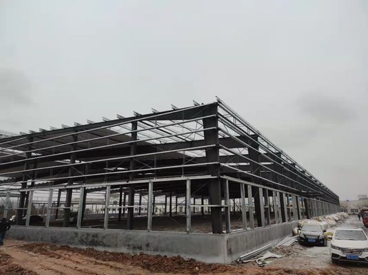 Atelier coloré de cadre d'acier de revêtement par TEKLA Modeling Designed Steel Building